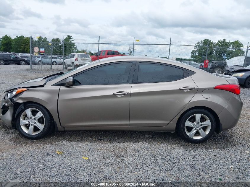 2013 HYUNDAI ELANTRA GLS - 5NPDH4AE6DH415585