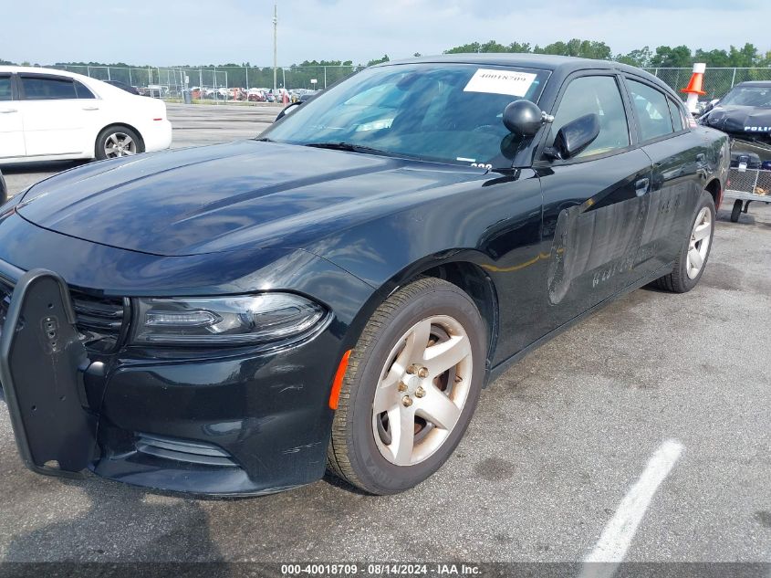 2015 Dodge Charger Police VIN: 2C3CDXAT2FH796133 Lot: 40018709