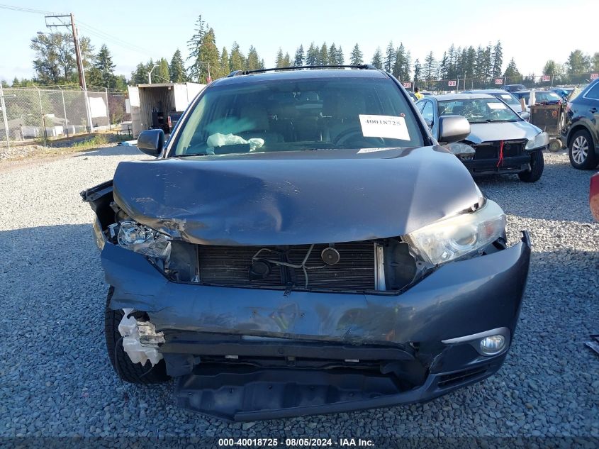 2013 Toyota Highlander Plus/Se VIN: 5TDBK3EH8DS240273 Lot: 40018725