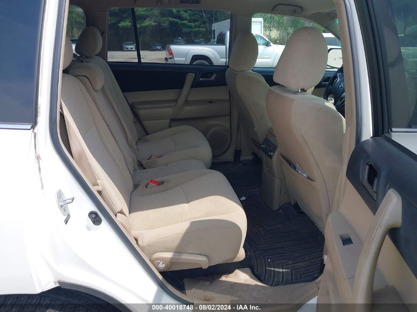 2011 Toyota Highlander Base V6 VIN: 5TDBK3EH7BS042149 Lot: 40018748