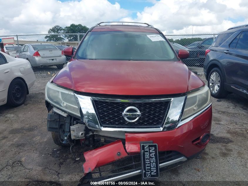 2014 Nissan Pathfinder Sv VIN: 5N1AR2MMXEC640141 Lot: 40018755