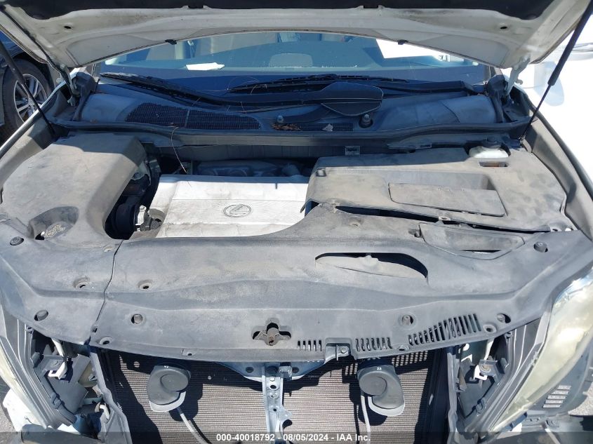 2010 Lexus Rx 350 VIN: JTJZK1BAXA2405010 Lot: 40018792