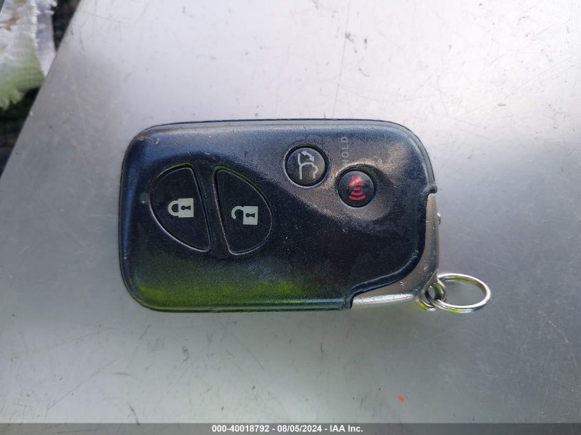 2010 Lexus Rx 350 VIN: JTJZK1BAXA2405010 Lot: 40018792