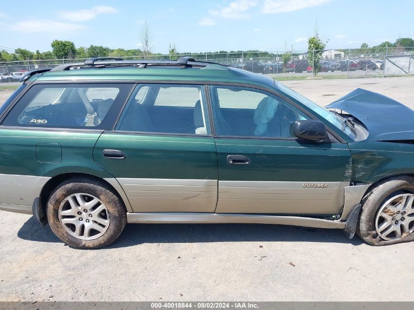 2002 Subaru Outback VIN: 4S3BH665827650289 Lot: 40018844