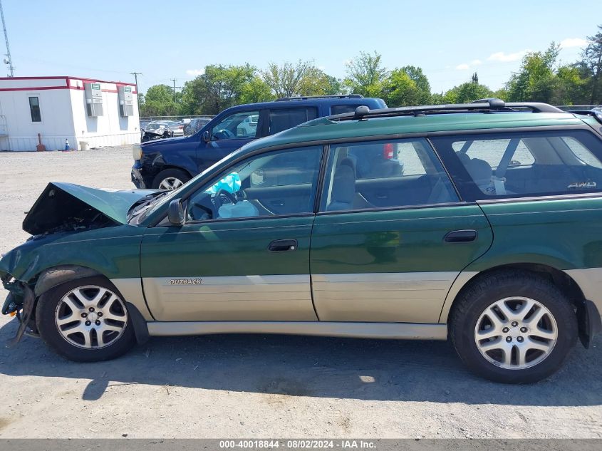 2002 Subaru Outback VIN: 4S3BH665827650289 Lot: 40018844