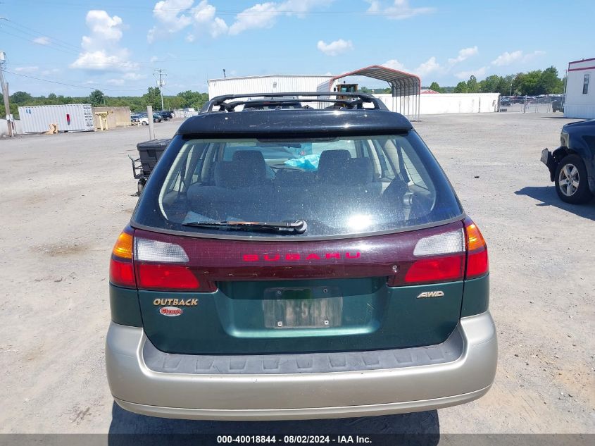 2002 Subaru Outback VIN: 4S3BH665827650289 Lot: 40018844