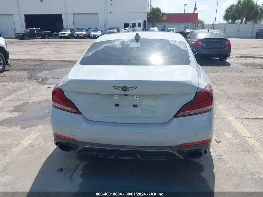 2019 Genesis G70 3.3T Advanced VIN: KMTG34LE6KU027334 Lot: 40018884