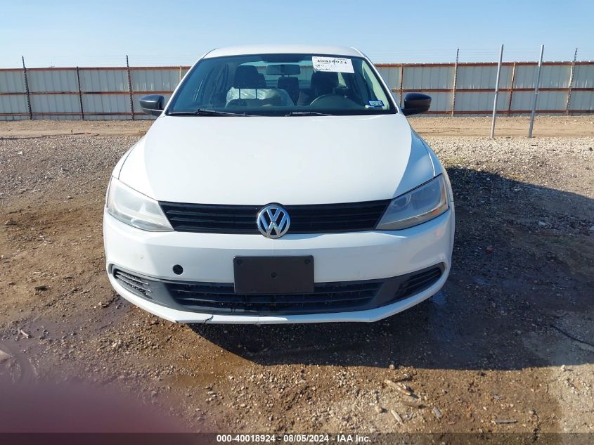 2014 Volkswagen Jetta 2.0L S VIN: 3VW2K7AJ8EM321899 Lot: 40018924