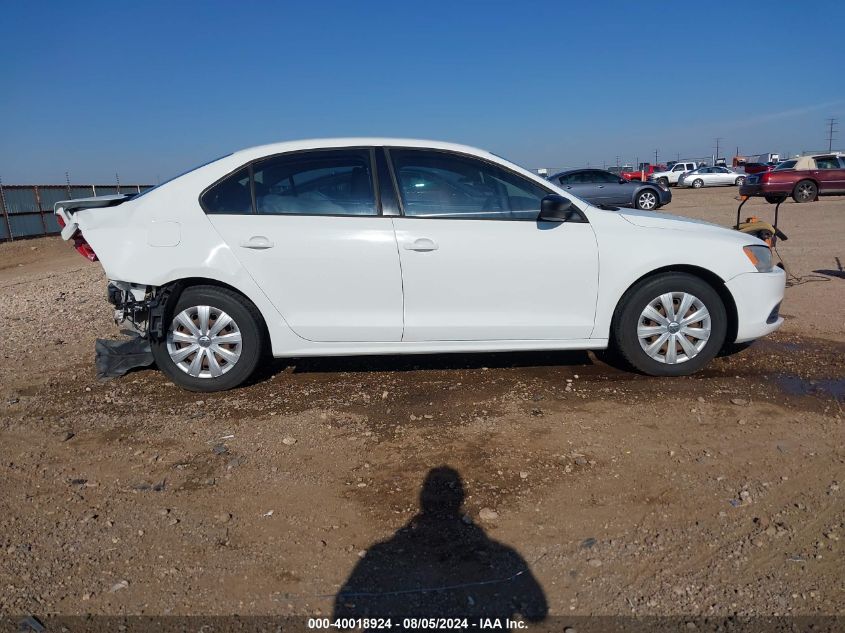 2014 Volkswagen Jetta 2.0L S VIN: 3VW2K7AJ8EM321899 Lot: 40018924