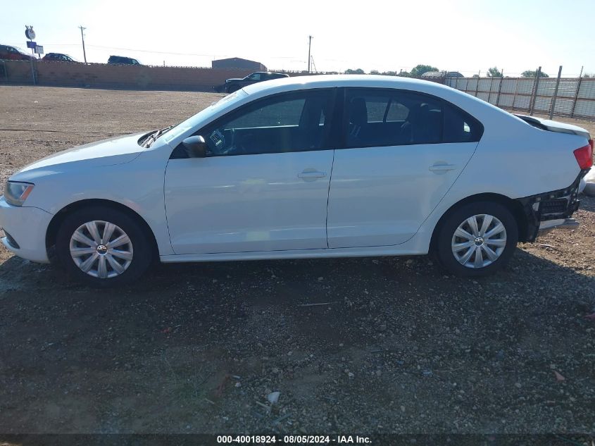 2014 Volkswagen Jetta 2.0L S VIN: 3VW2K7AJ8EM321899 Lot: 40018924