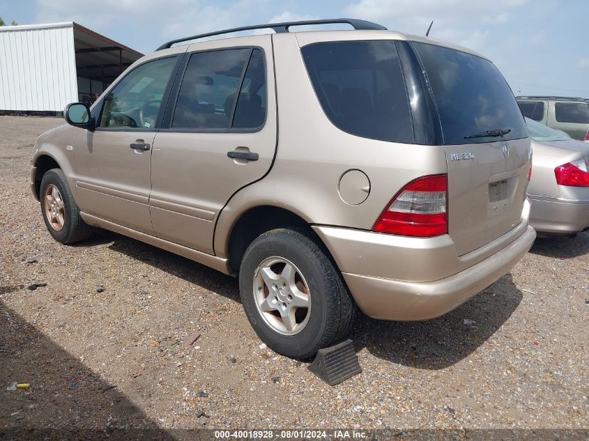 2001 Mercedes-Benz Ml 320 VIN: 4JGAB54E71A242258 Lot: 40018928