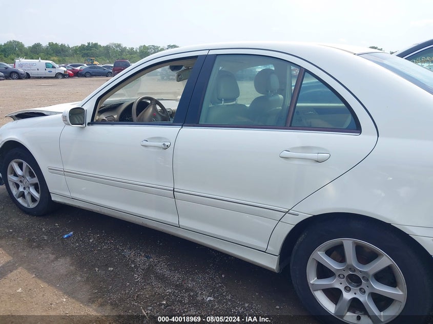 2007 Mercedes-Benz C 280 Luxury 4Matic VIN: WDBRF92H97F908143 Lot: 40018969