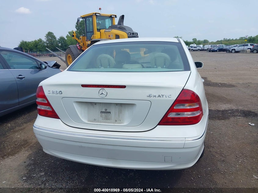 2007 Mercedes-Benz C 280 Luxury 4Matic VIN: WDBRF92H97F908143 Lot: 40018969