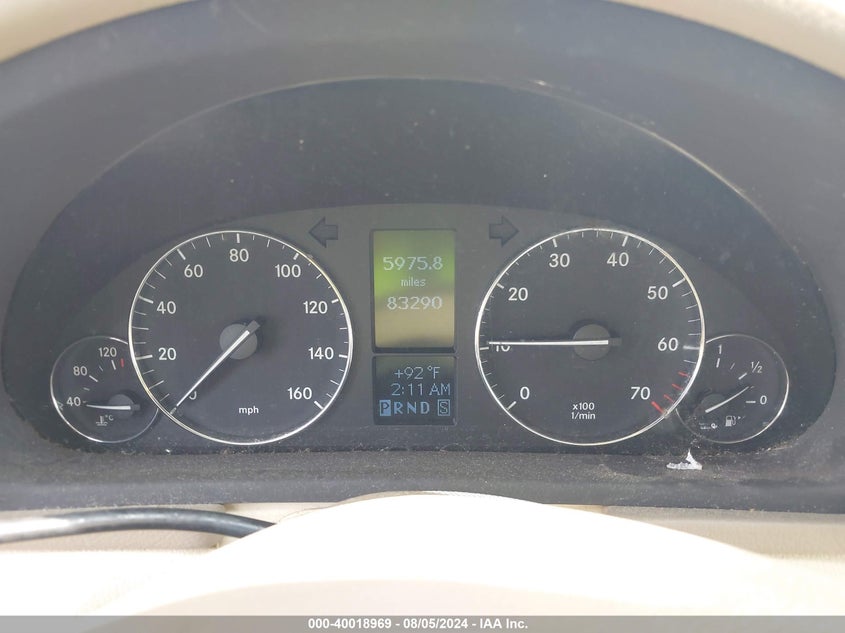 2007 Mercedes-Benz C 280 Luxury 4Matic VIN: WDBRF92H97F908143 Lot: 40018969