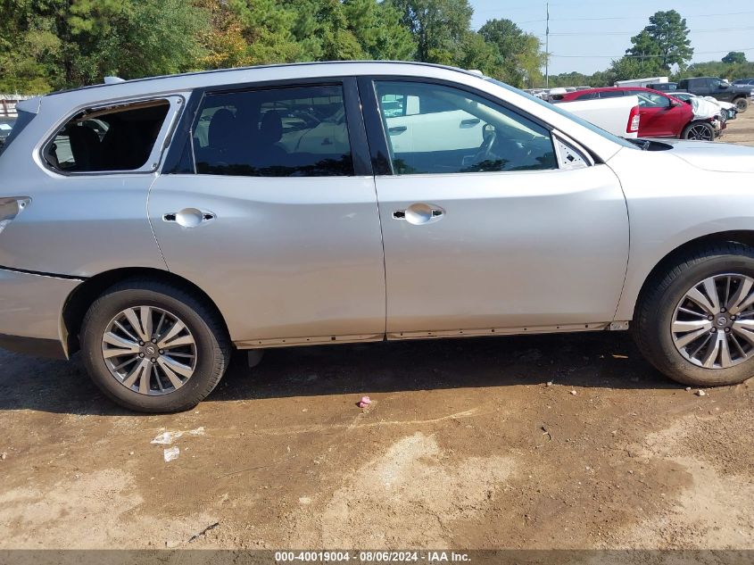 2019 Nissan Pathfinder Sv VIN: 5N1DR2MN7KC594818 Lot: 40019004