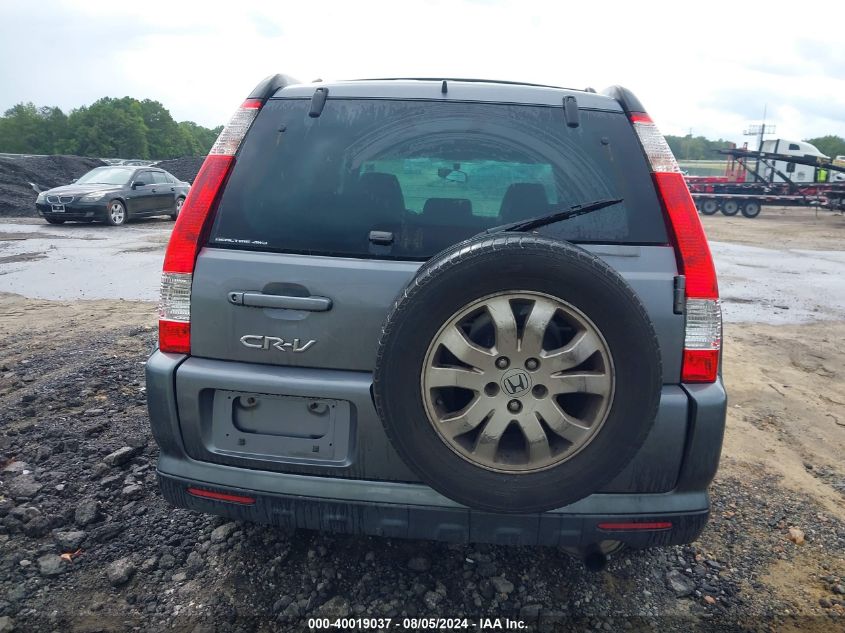 2006 Honda Cr-V Se/Ex VIN: SHSRD78926U Lot: 40019037