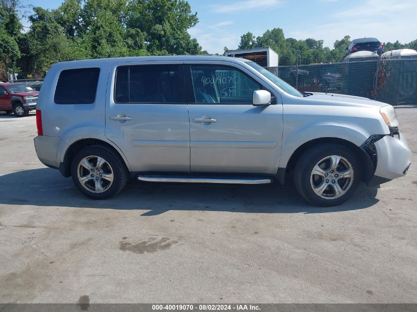 2012 Honda Pilot Ex-L VIN: 5FNYF4H58CB005381 Lot: 40019070