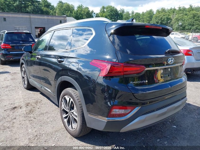 2020 Hyundai Santa Fe Limited 2.0T VIN: 5NMS5CAA3LH204735 Lot: 40019082