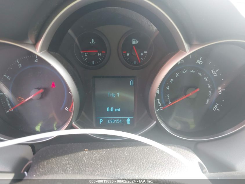 2011 Chevrolet Cruze Ls VIN: 1G1PC5SH1B7182039 Lot: 40019095