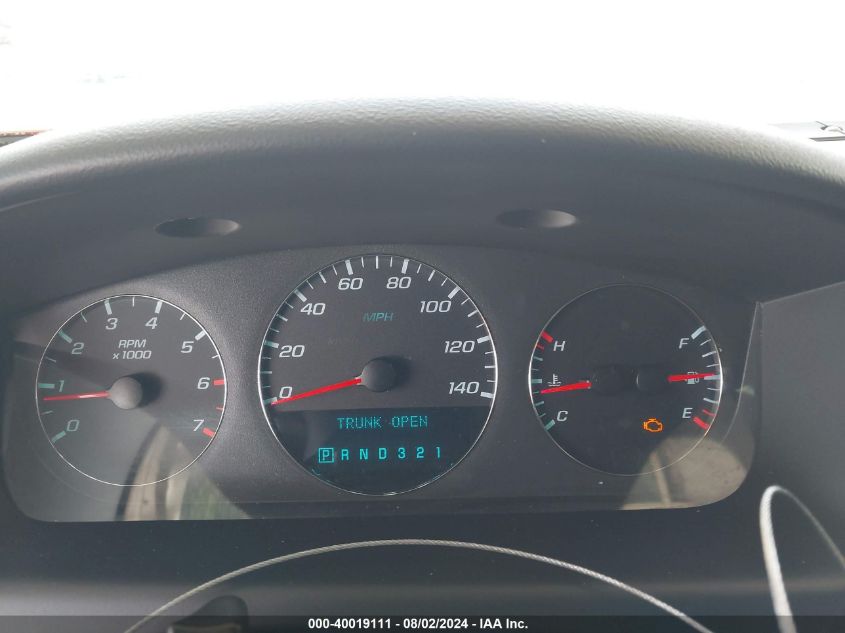 2008 Chevrolet Impala Ltz VIN: 2G1WU583581345592 Lot: 40019111