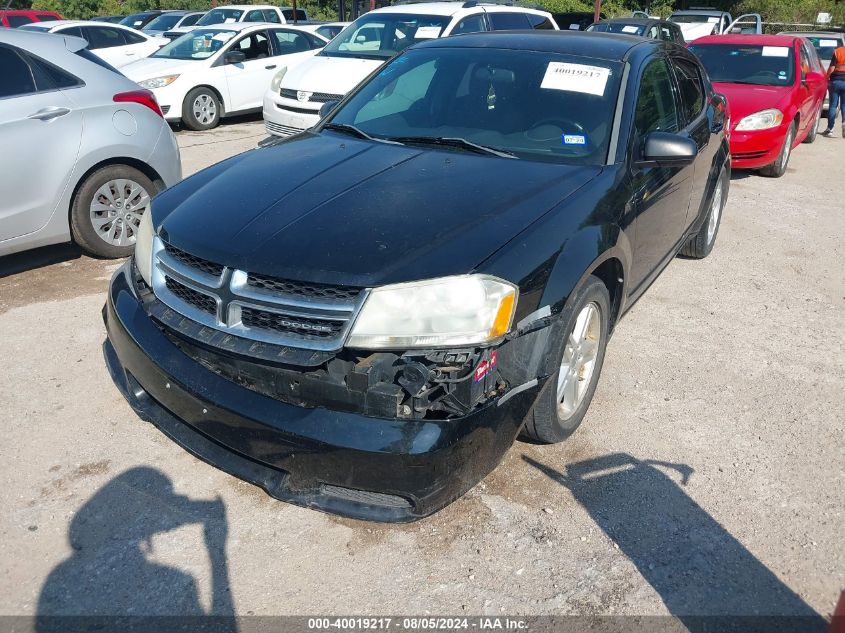 2012 Dodge Avenger Sxt VIN: 1C3CDZCB9CN156228 Lot: 40019217