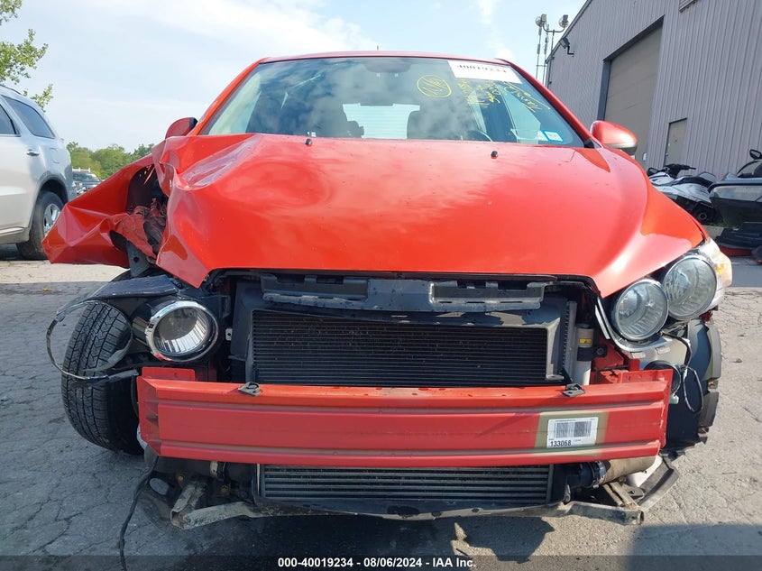 2012 Chevrolet Sonic 2Lt VIN: 1G1JC6SB7C4231240 Lot: 40019234