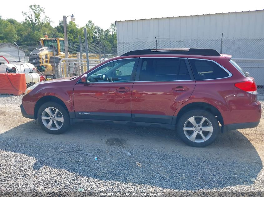 2014 Subaru Outback 2.5I Premium VIN: 4S4BRBCCXE1252318 Lot: 40019253