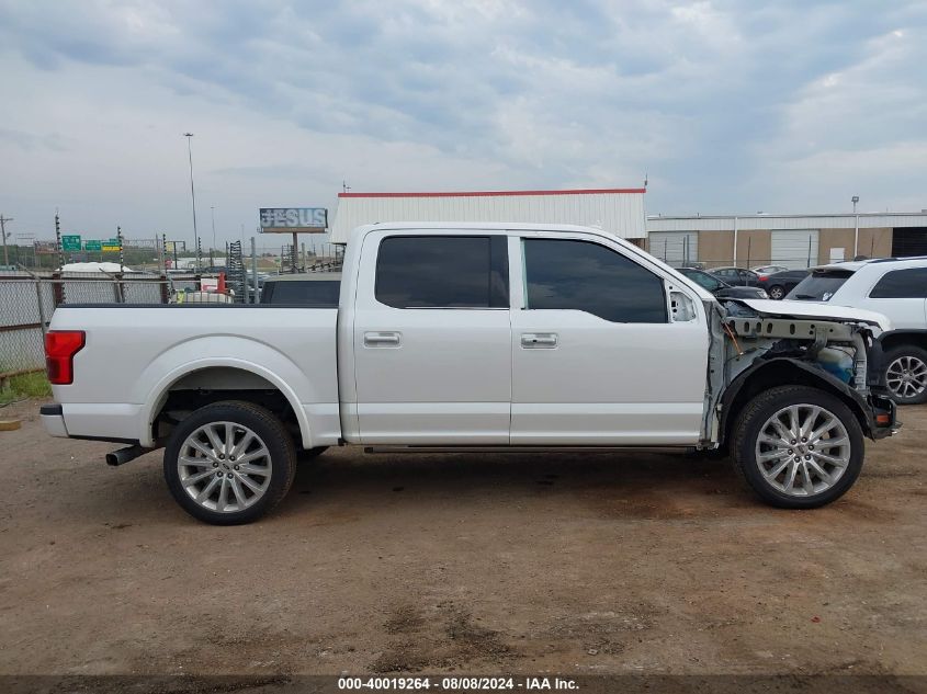 2018 FORD F-150 LIMITED - 1FTEW1EG6JFD04755