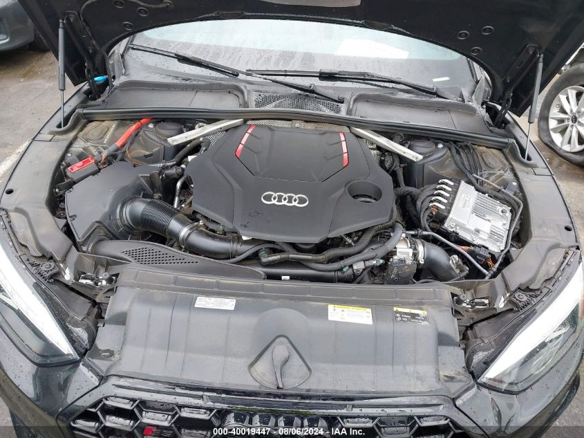 2023 Audi S5 Sportback Prestige Tfsi Quattro Tiptronic VIN: WAUB4CF55PA008386 Lot: 40019447