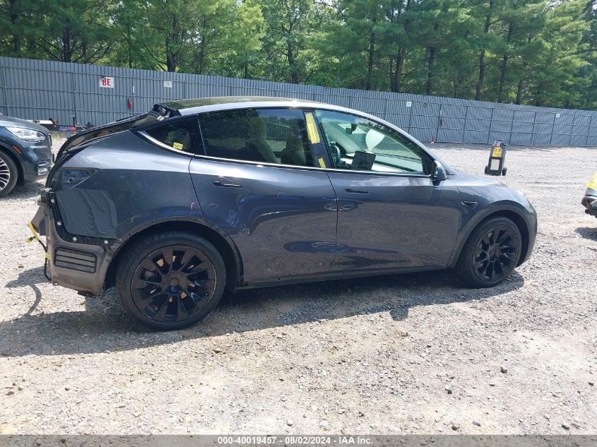 2021 Tesla Model Y Long Range Dual Motor All-Wheel Drive VIN: 5YJYGDEE9MF078651 Lot: 40019457