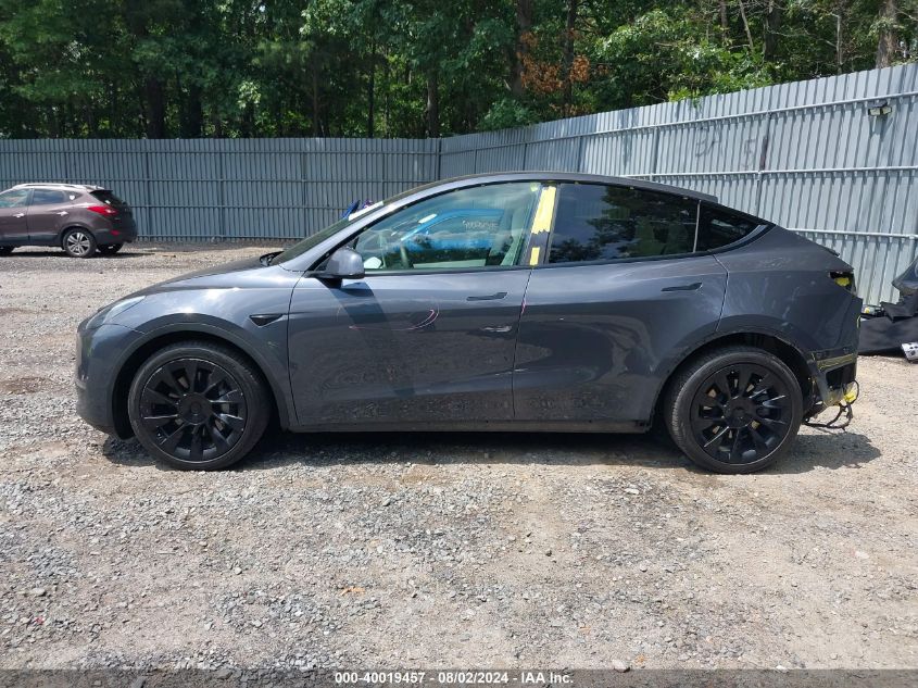 2021 Tesla Model Y Long Range Dual Motor All-Wheel Drive VIN: 5YJYGDEE9MF078651 Lot: 40019457