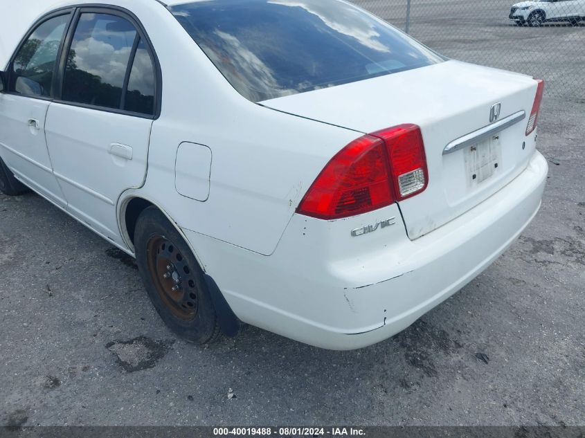 2003 Honda Civic Lx VIN: 2HGES16573H588733 Lot: 40019488