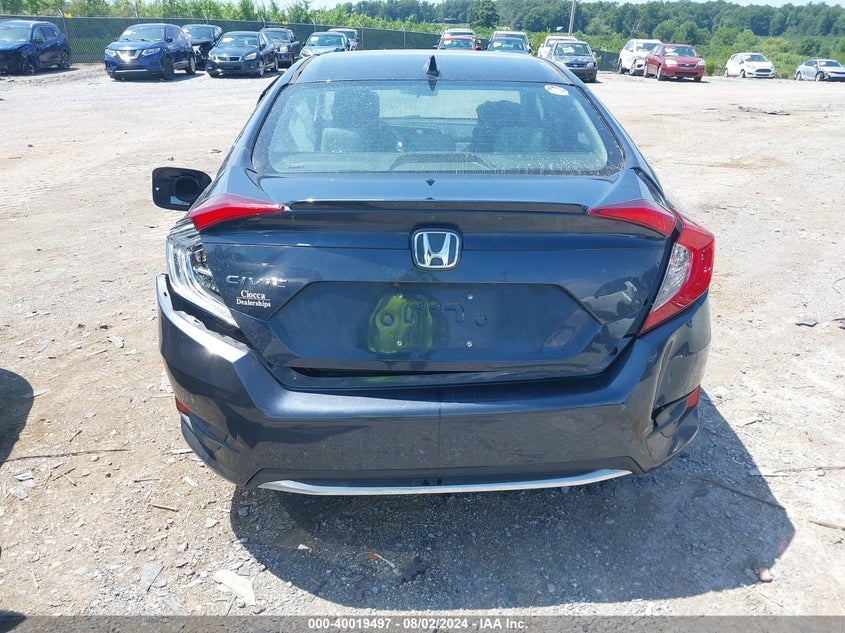 VIN 19XFC1F30ME200690 2021 HONDA CIVIC EX