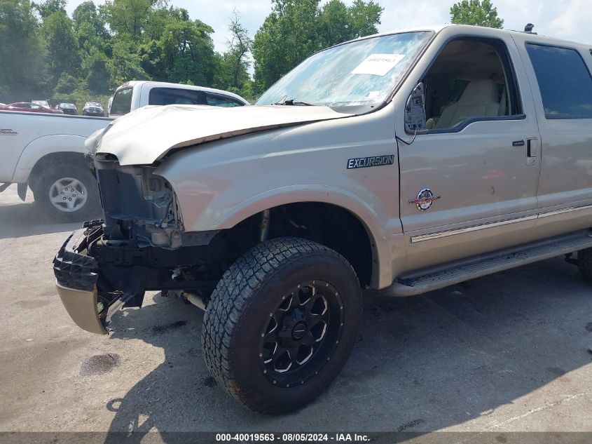 2005 Ford Excursion Limited VIN: 1FMNU43S25ED42473 Lot: 40019563