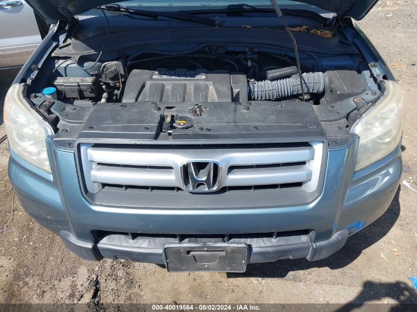 2007 Honda Pilot Ex-L VIN: 5FNYF18557B017993 Lot: 40019564