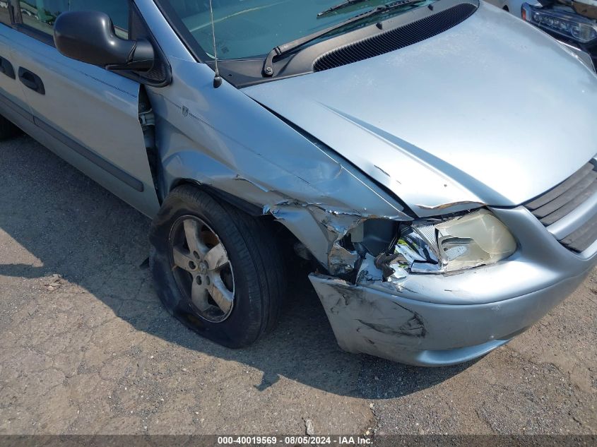 2005 Dodge Grand Caravan Se VIN: 1D4GP24R35B318160 Lot: 40019569