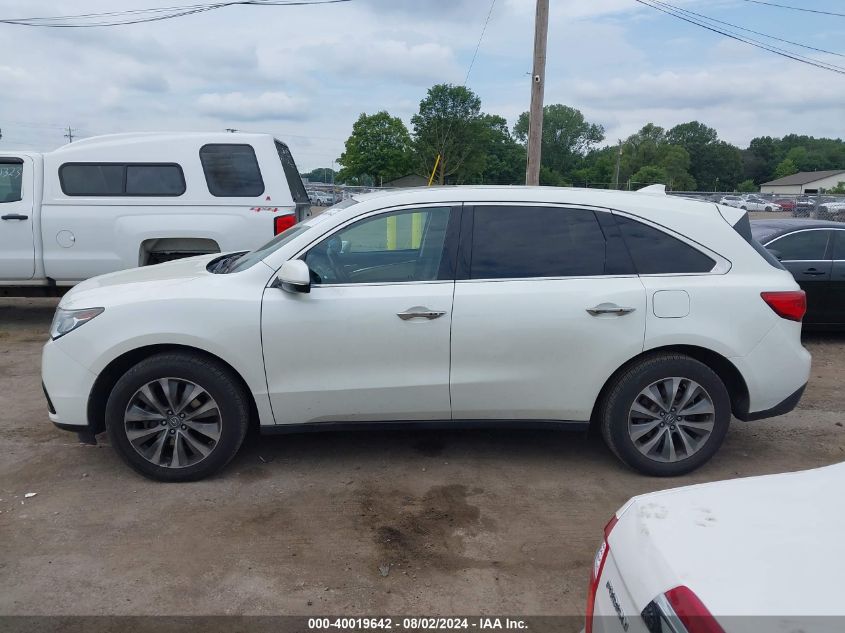 2015 Acura Mdx Technology VIN: 5FRYD4H42FB012097 Lot: 40019642