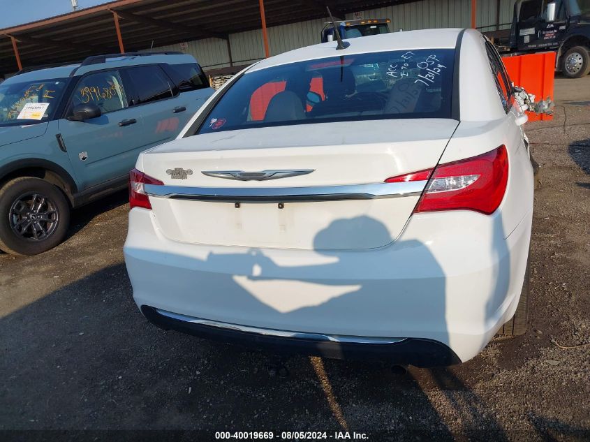 2012 Chrysler 200 Lx VIN: 1C3CCBAB2CN319752 Lot: 40019669