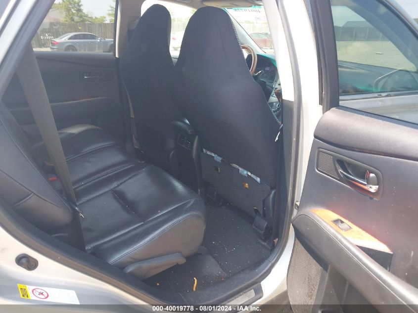 2010 Lexus Rx 450H VIN: JTJBC1BA6A2031400 Lot: 40019778