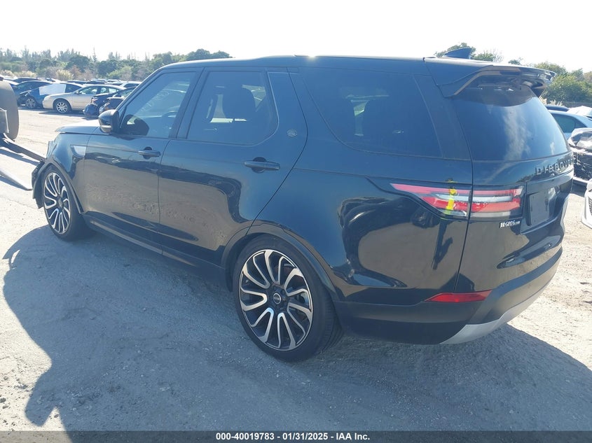 Vin: salrr2rvxja062291, lot: 40506991, land rover discovery hse 20183