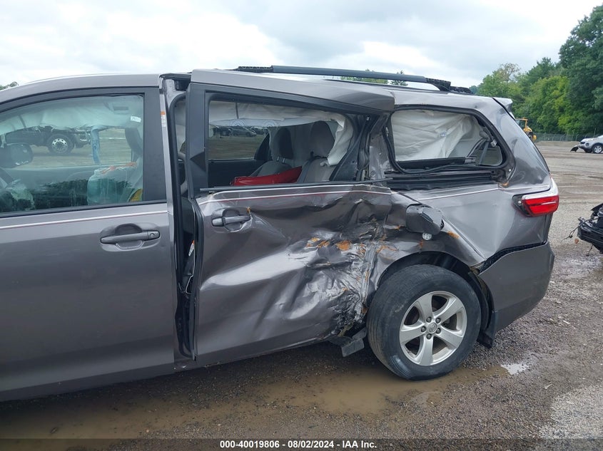 2015 Toyota Sienna Le 8 Passenger VIN: 5TDKK3DC9FS537190 Lot: 40019806