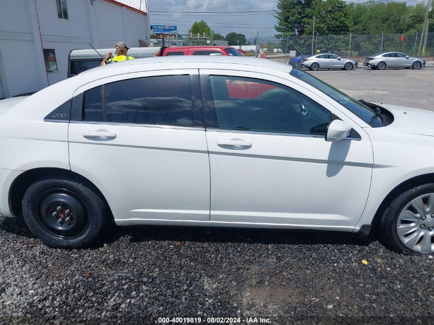 2013 Chrysler 200 Lx VIN: 1C3CCBAB6DN622633 Lot: 40019819