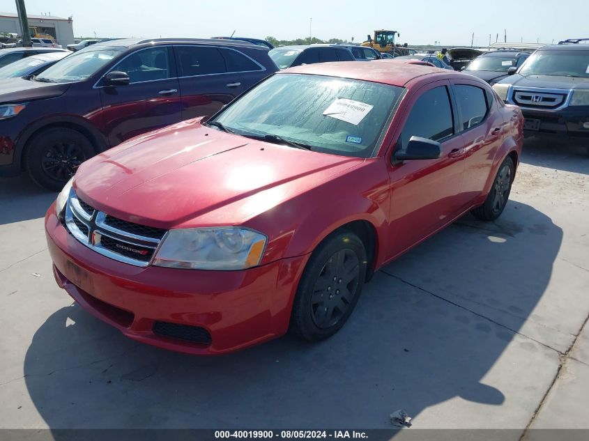 2014 Dodge Avenger Se VIN: 1C3CDZAB1EN147982 Lot: 40019900