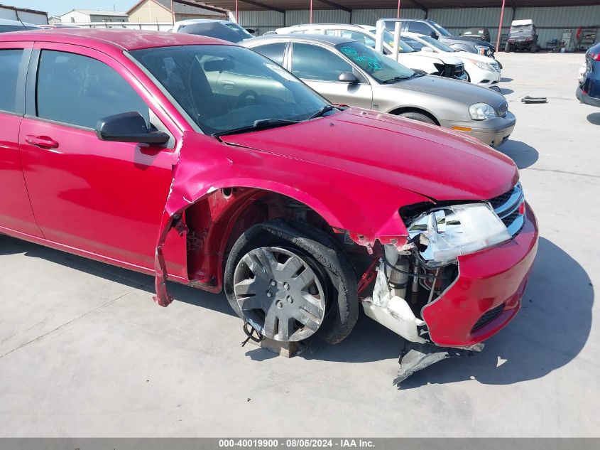 2014 Dodge Avenger Se VIN: 1C3CDZAB1EN147982 Lot: 40019900