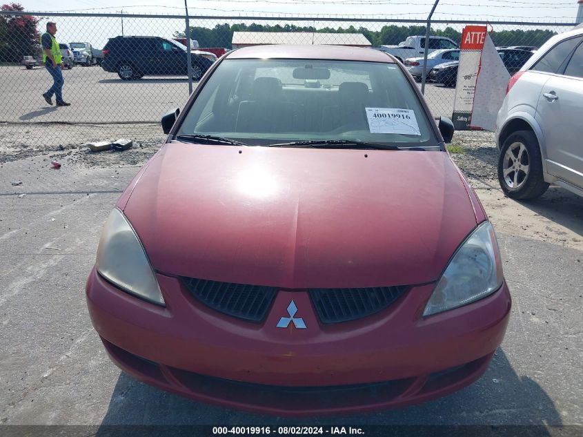 2005 Mitsubishi Lancer Es VIN: JA3AJ26E45U032710 Lot: 40019916