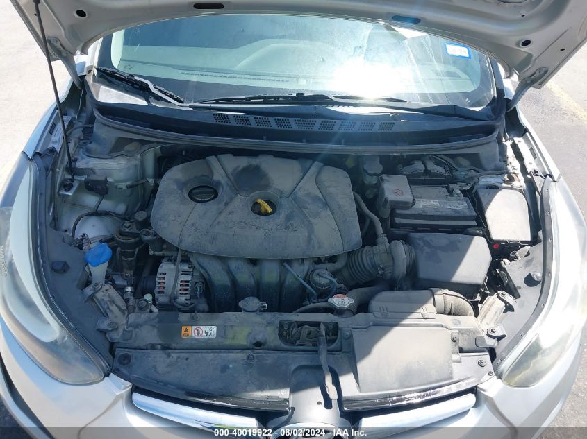 2014 Hyundai Elantra Se VIN: 5NPDH4AE0EH498917 Lot: 40019922