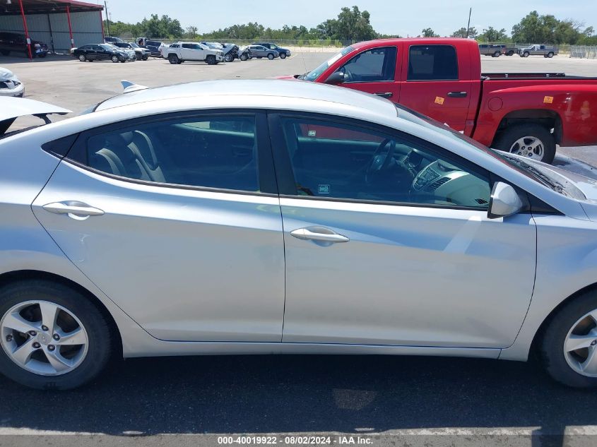 2014 Hyundai Elantra Se VIN: 5NPDH4AE0EH498917 Lot: 40019922