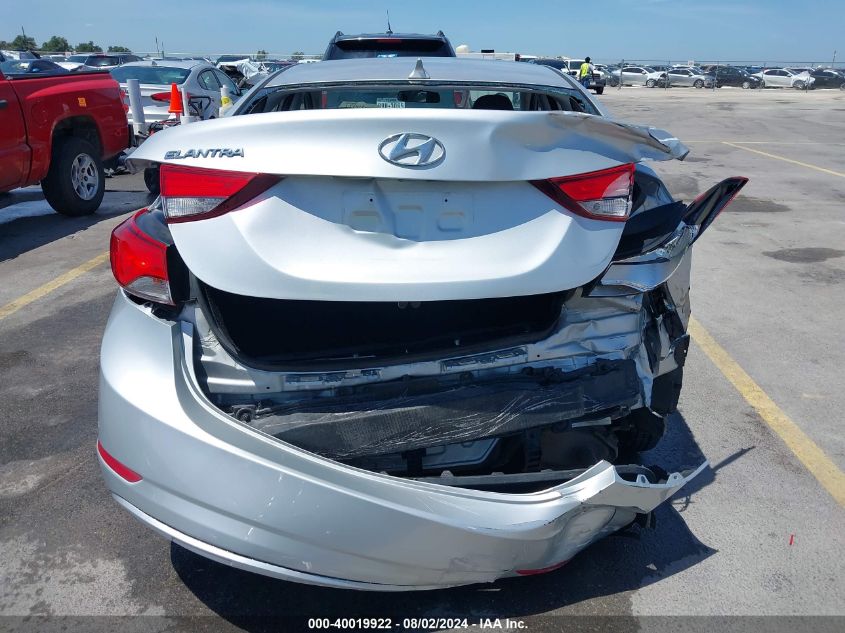 2014 Hyundai Elantra Se VIN: 5NPDH4AE0EH498917 Lot: 40019922