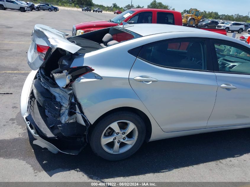 2014 Hyundai Elantra Se VIN: 5NPDH4AE0EH498917 Lot: 40019922