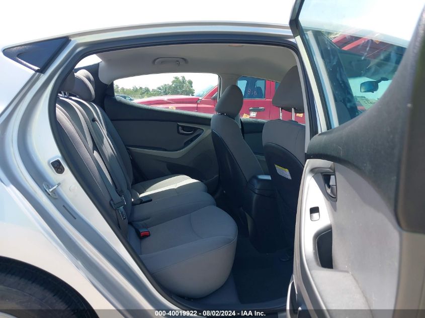 2014 Hyundai Elantra Se VIN: 5NPDH4AE0EH498917 Lot: 40019922